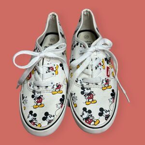 🐭 MICKEY MOUSE DISNEY CANVAS LACE UP SNEAKERS CHARACTER SIZE EU 38 US 7.5